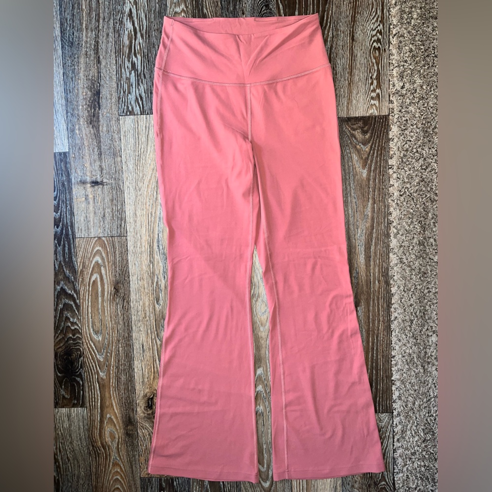 Lululemon Groove Pant Super High Rise Flare Nulu Brier Rose